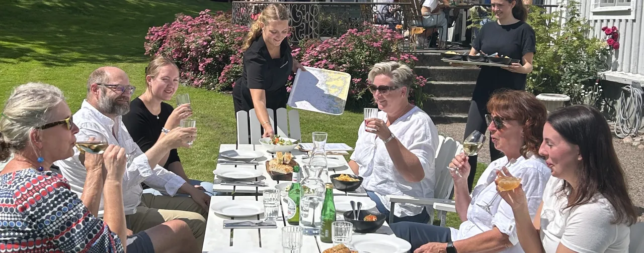sommarlunch ute