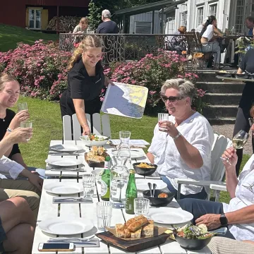 sommarlunch ute