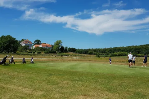 golfbana, golfspelare