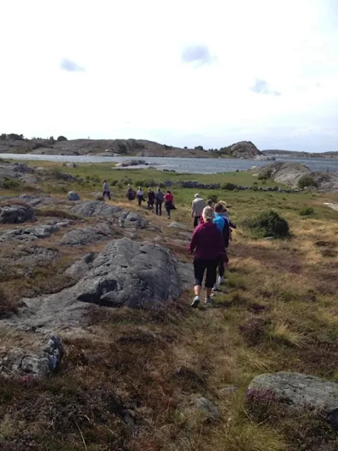 vandrare i naturlandskap