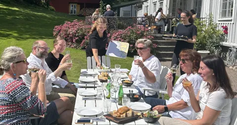 sommarlunch ute