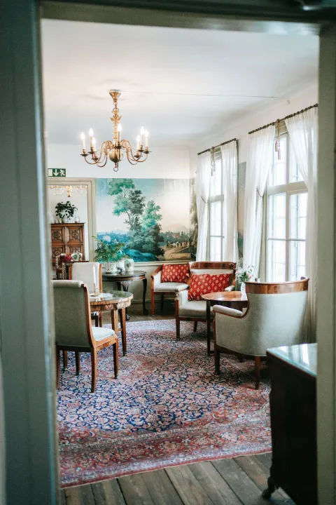 möbelgrupp i herrgård